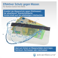 advanSecure Brandschutz-Tasche für Steckdosen-Tresor